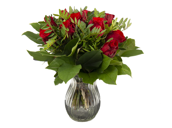 Røde roser buket